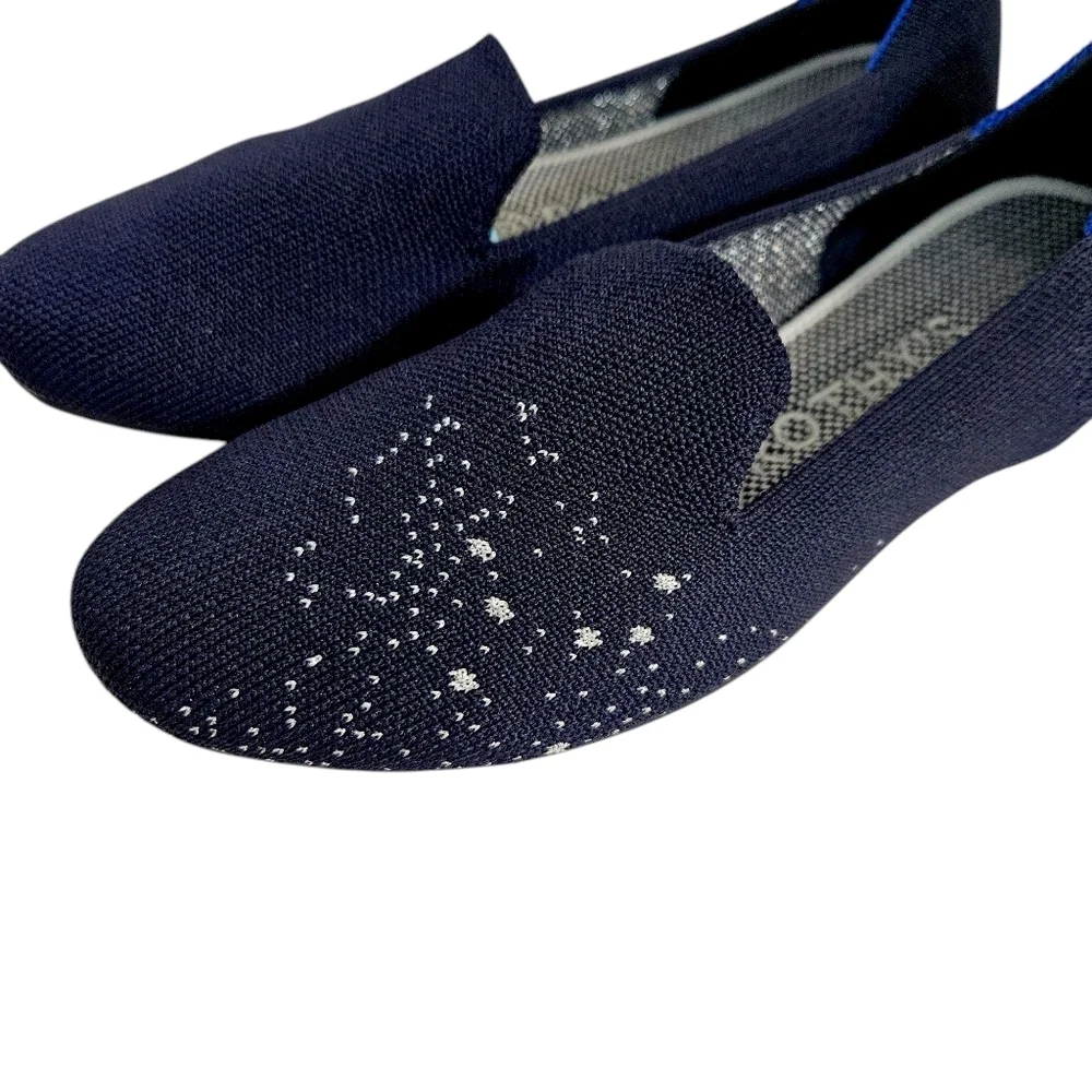 Rothy's Zodiac Aquarius Navy Blue Special Edition Loafers
